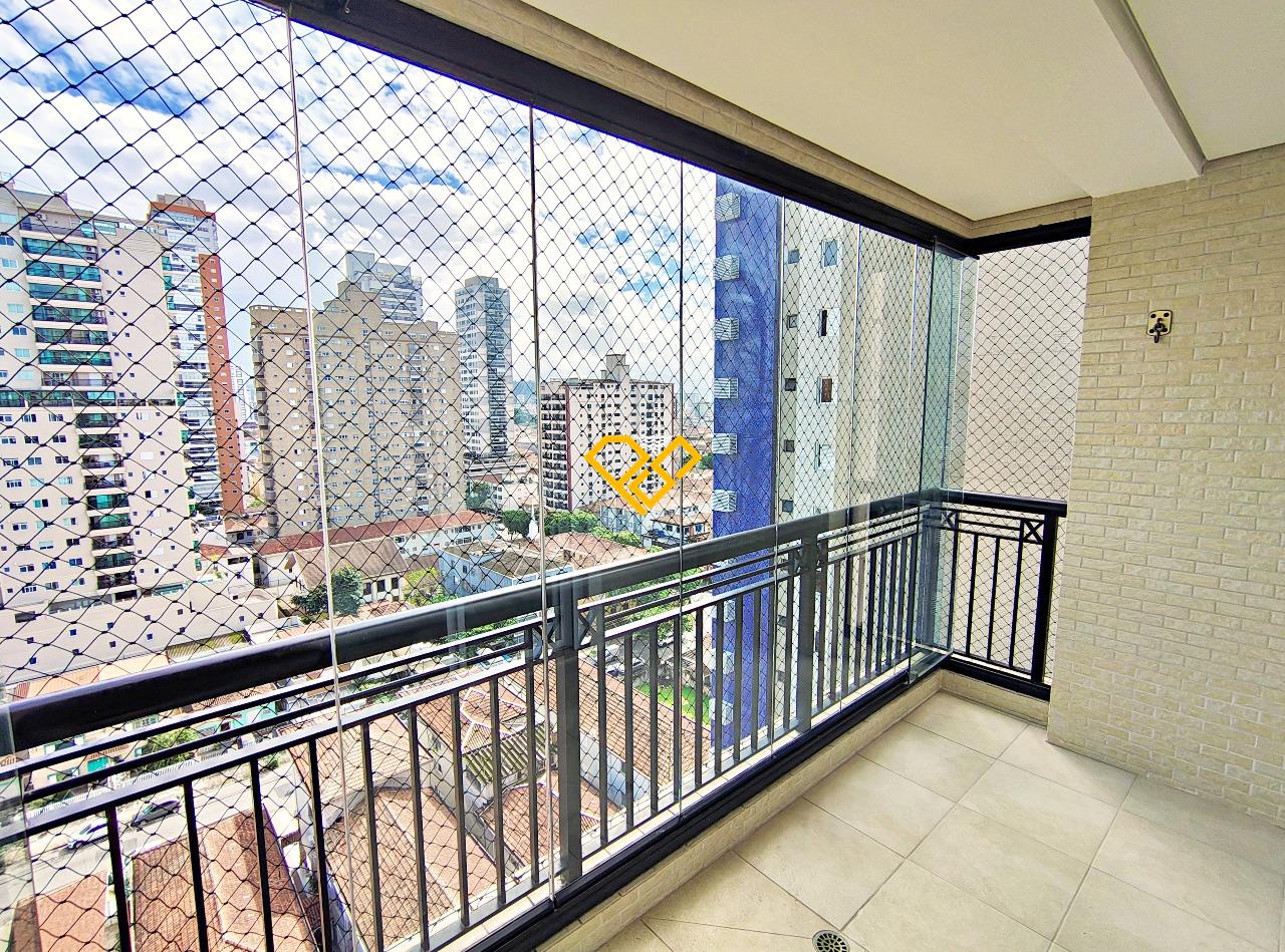 Apartamento para aluguel no Embaré: Varanda