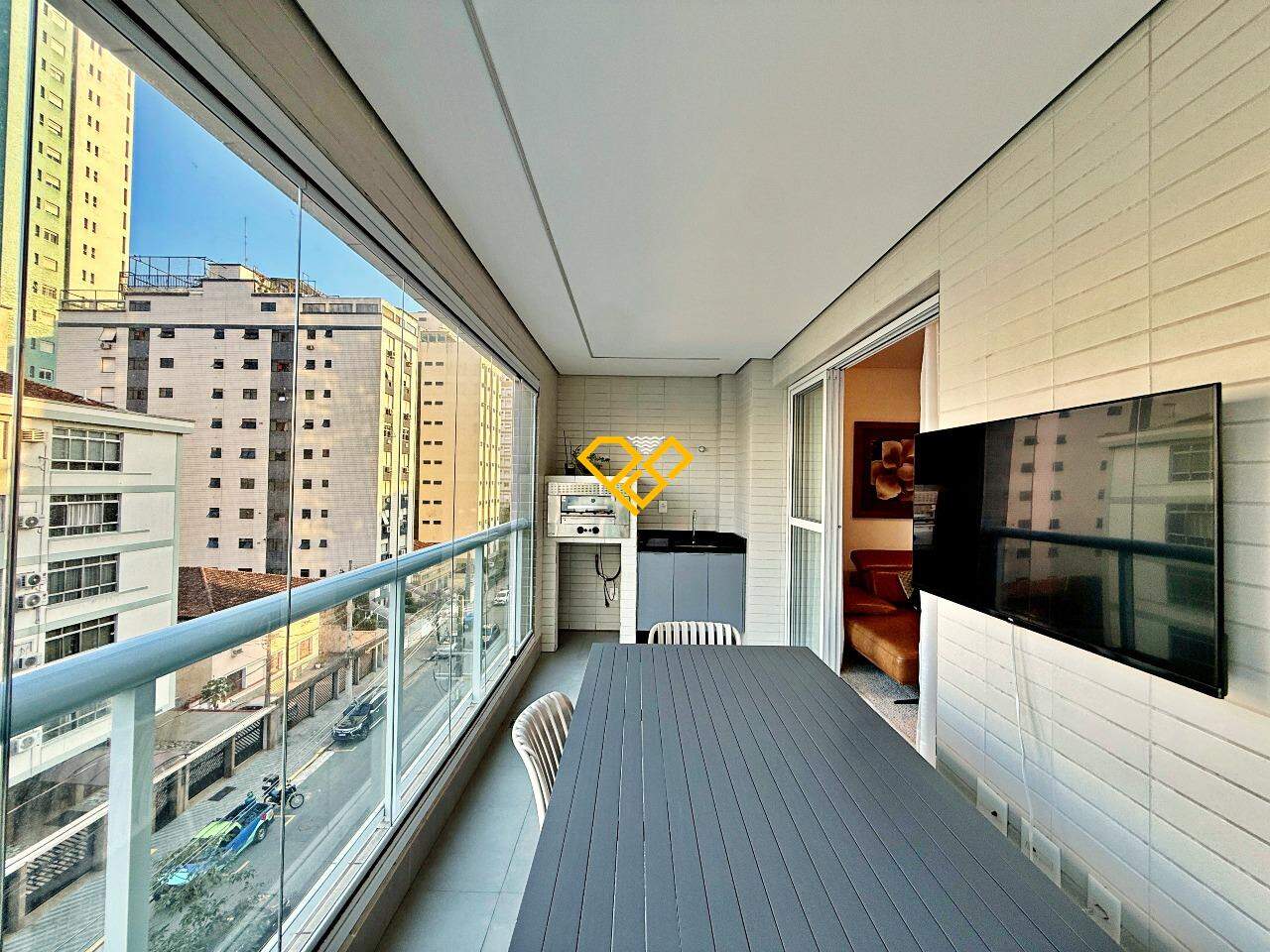 Apartamento à venda no Aparecida: Varanda