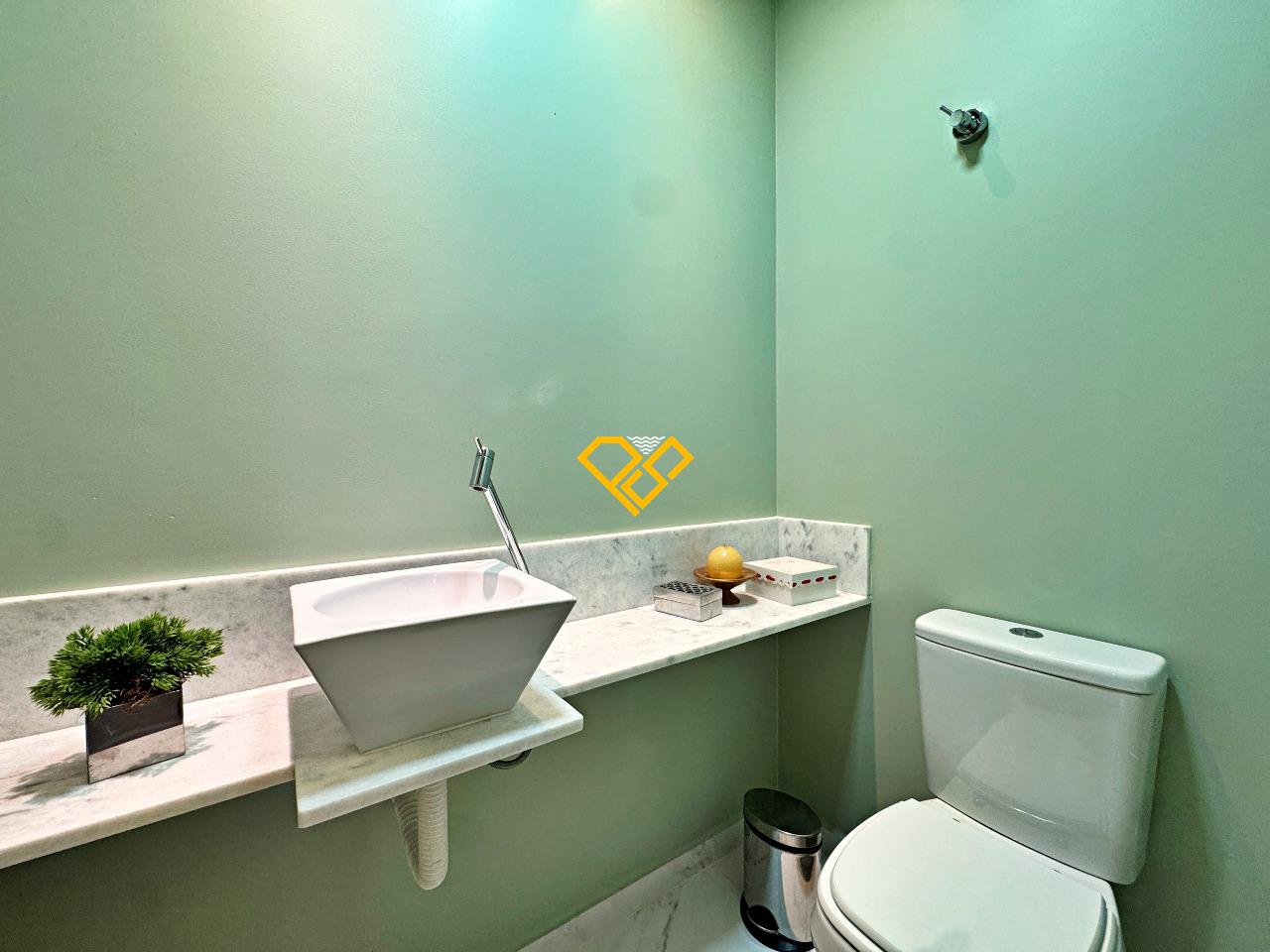 Apartamento à venda no Gonzaga: Lavabo