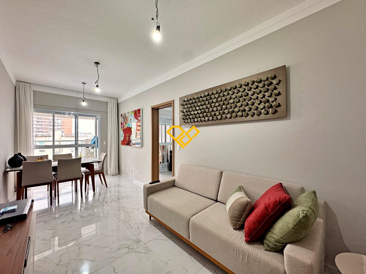 Apartamento à venda no Gonzaga: Sala