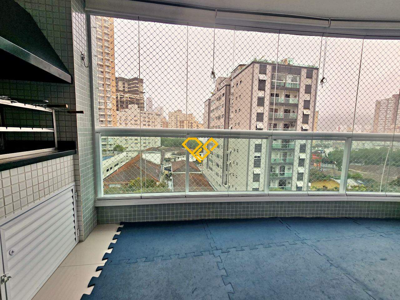 Apartamento à venda no Gonzaga: Varanda
