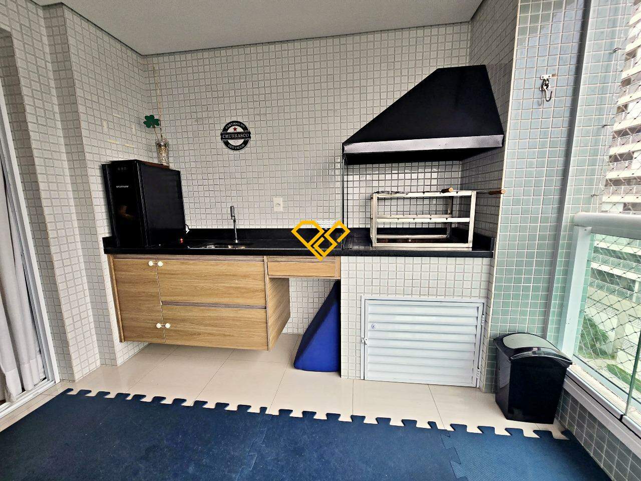 Apartamento à venda no Gonzaga: Varanda