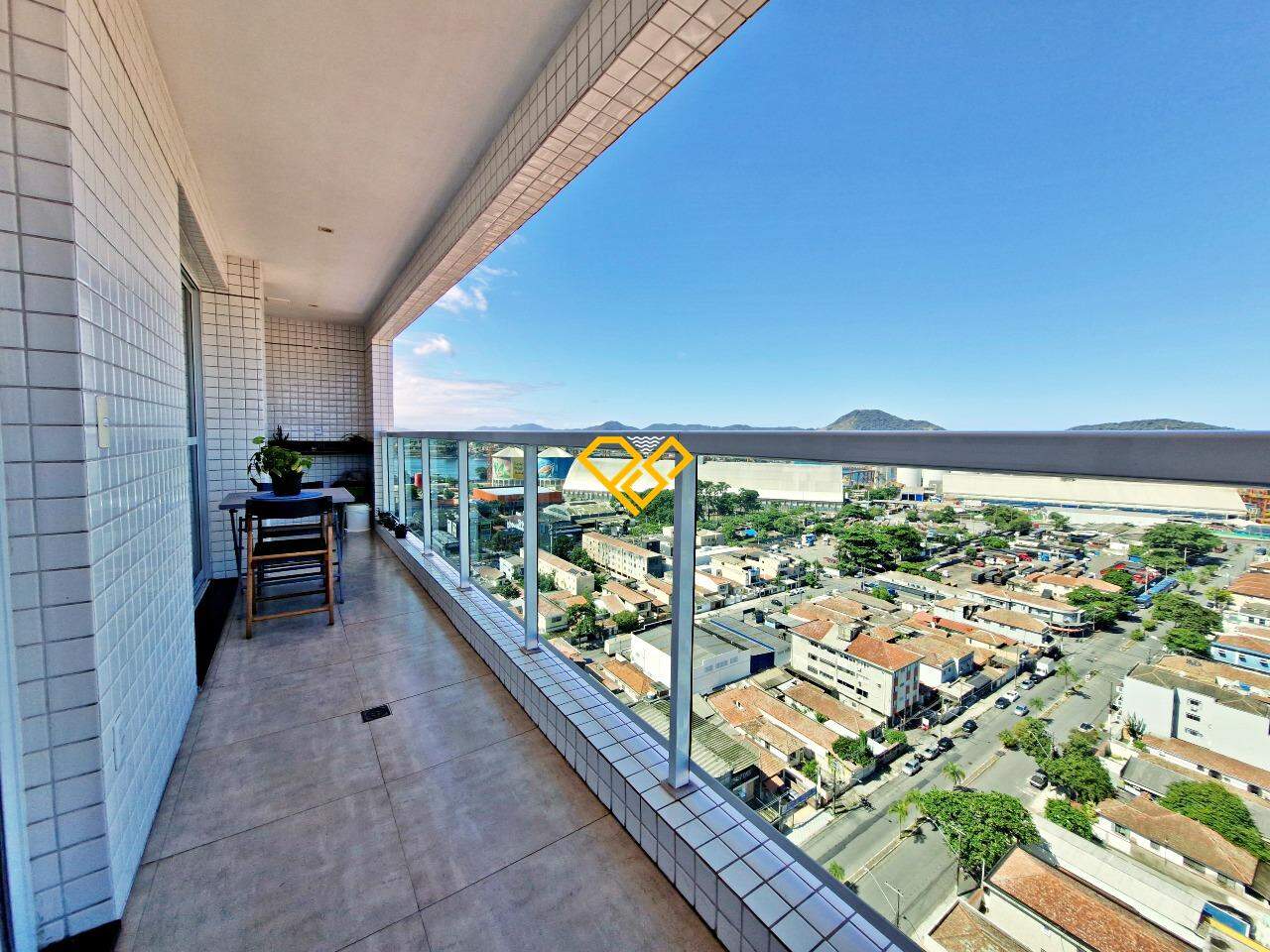 Apartamento para aluguel no Ponta da Praia: Varanda