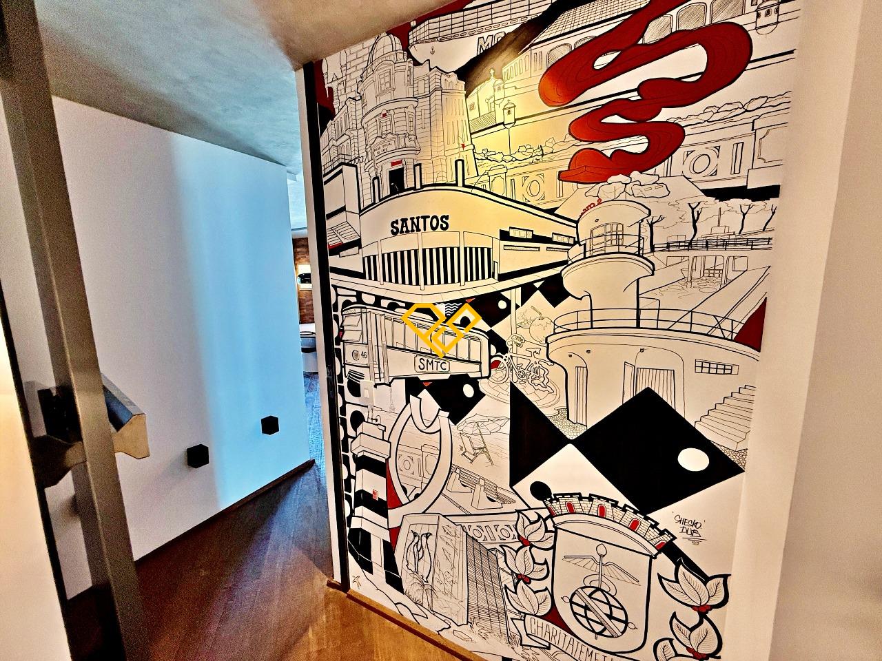 Apartamento à venda no Embaré: Hal de entrada