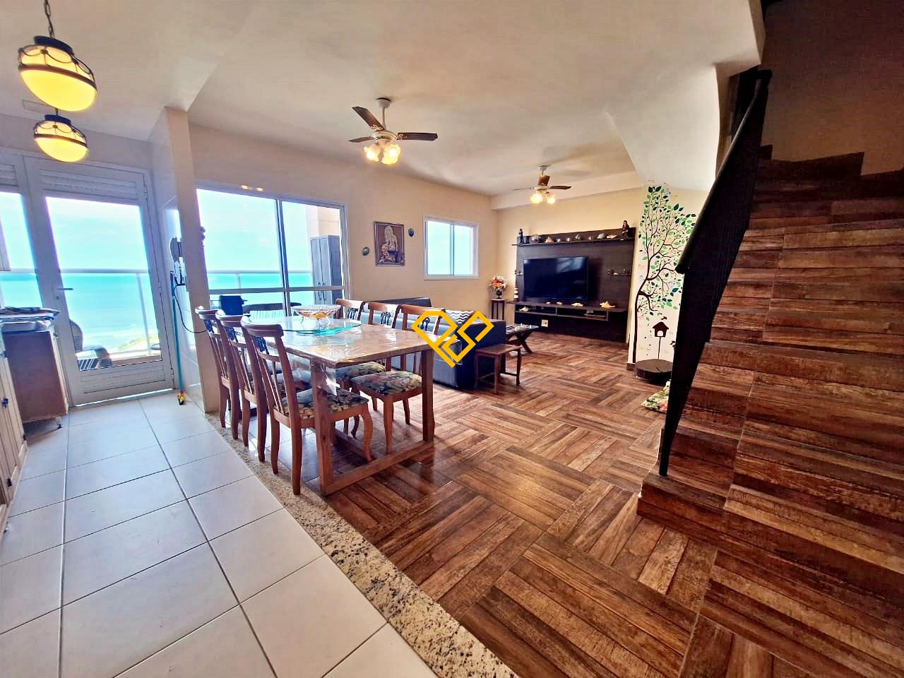 Apartamento Duplex à venda no José Menino: Sala e cozinha