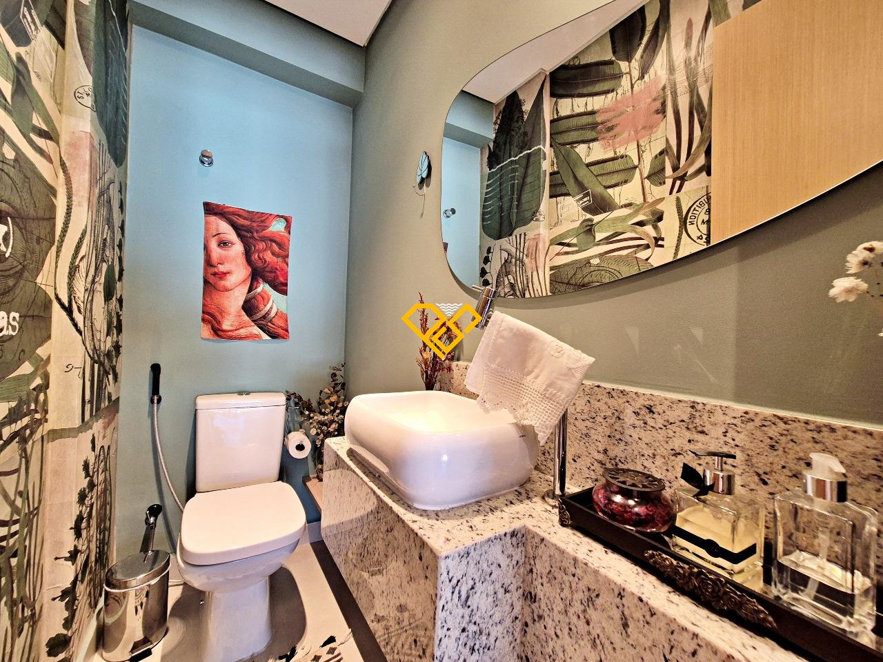 Apartamento à venda no Campo Grande: Lavabo