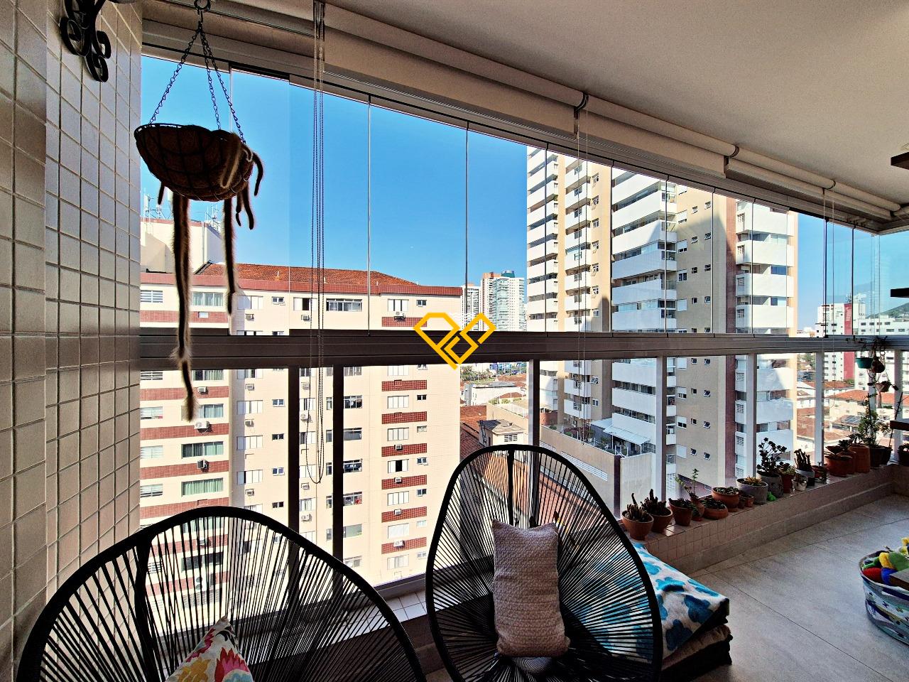 Apartamento à venda no Campo Grande: Varanda