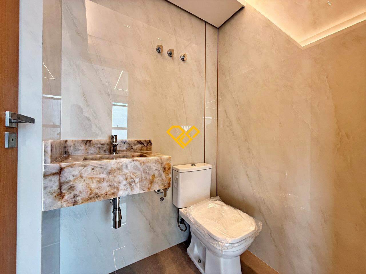 Apartamento à venda no Aparecida: Lavabo