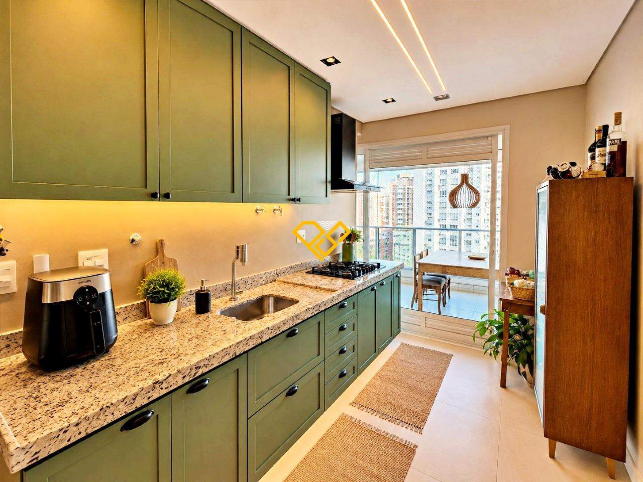 Apartamento à venda no Ponta da Praia: Cozinha