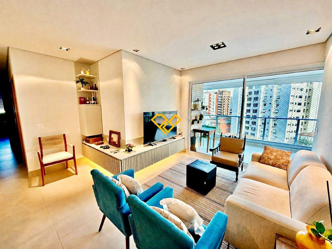 Apartamento à venda no Ponta da Praia: Sala