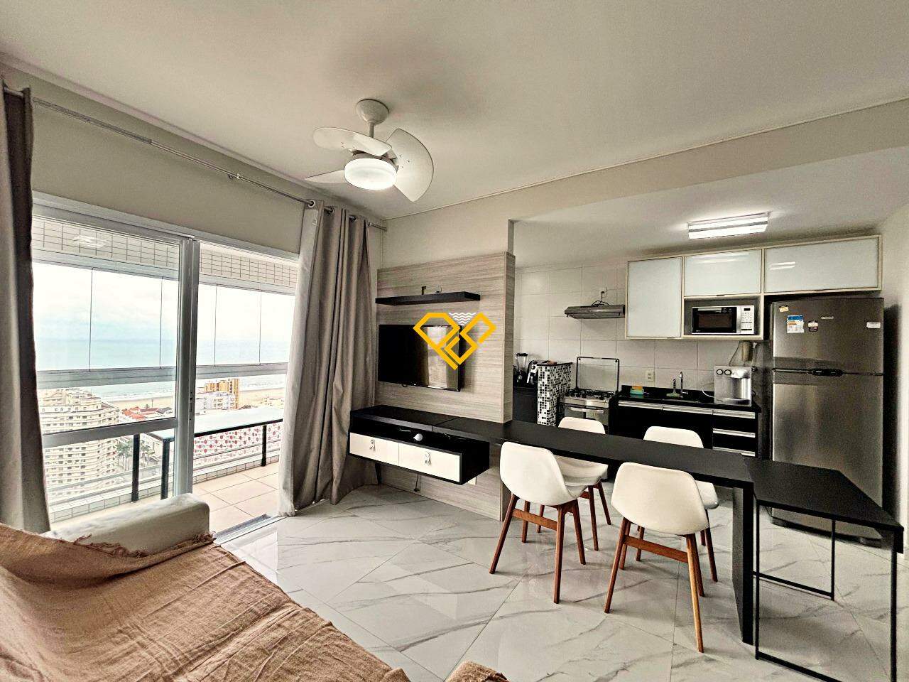 Apartamento para aluguel no Gonzaga: Sala