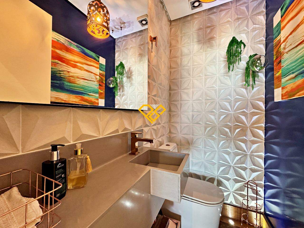 Apartamento à venda no Ponta da Praia: Lavabo
