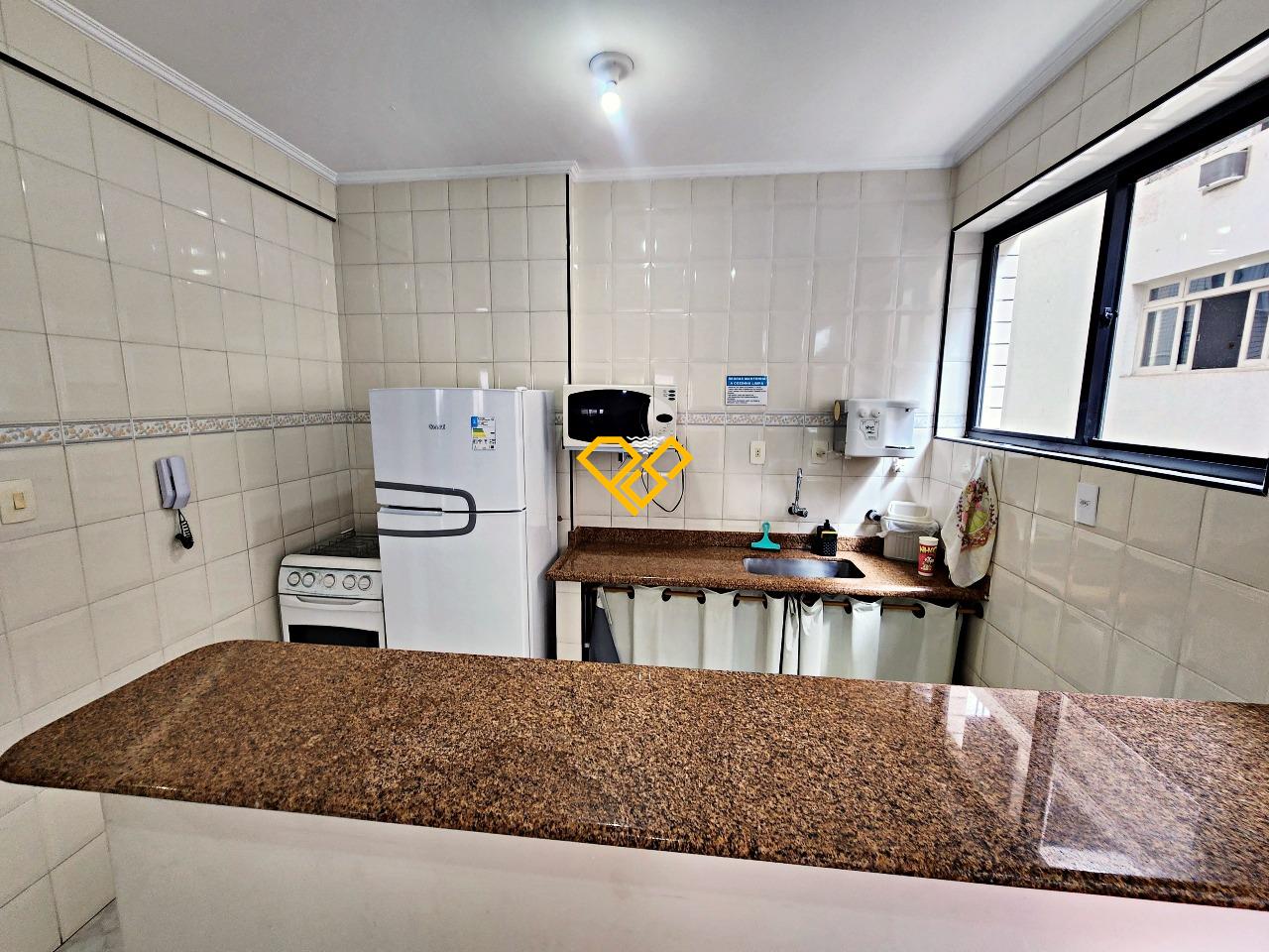 Apartamento à venda no Campo Grande: Cozinha do salão de fests