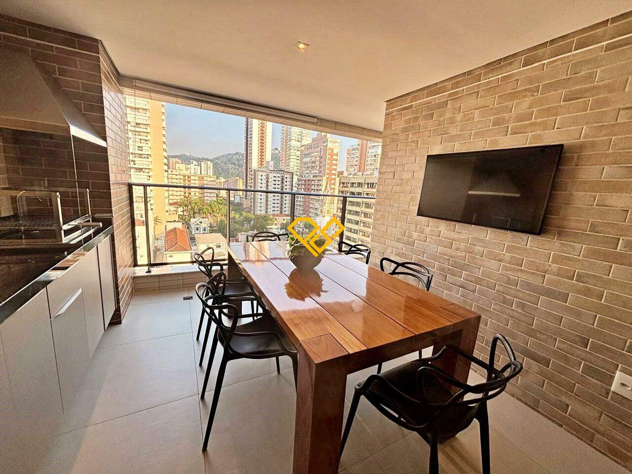 Apartamento à venda no Pompéia: Varanda com churrasqueira