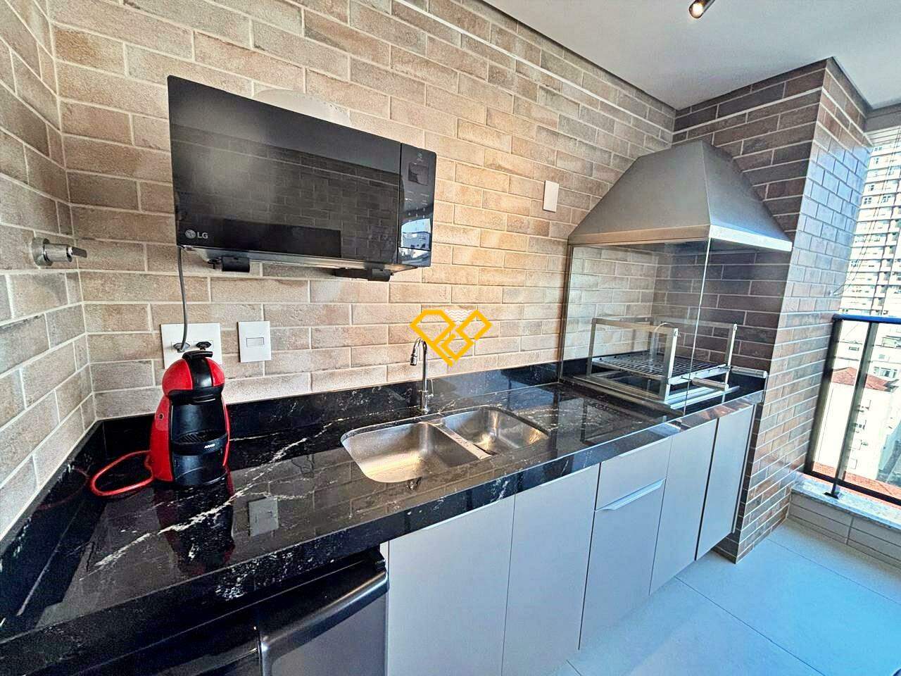 Apartamento à venda no Pompéia: Varanda com churrasqueira