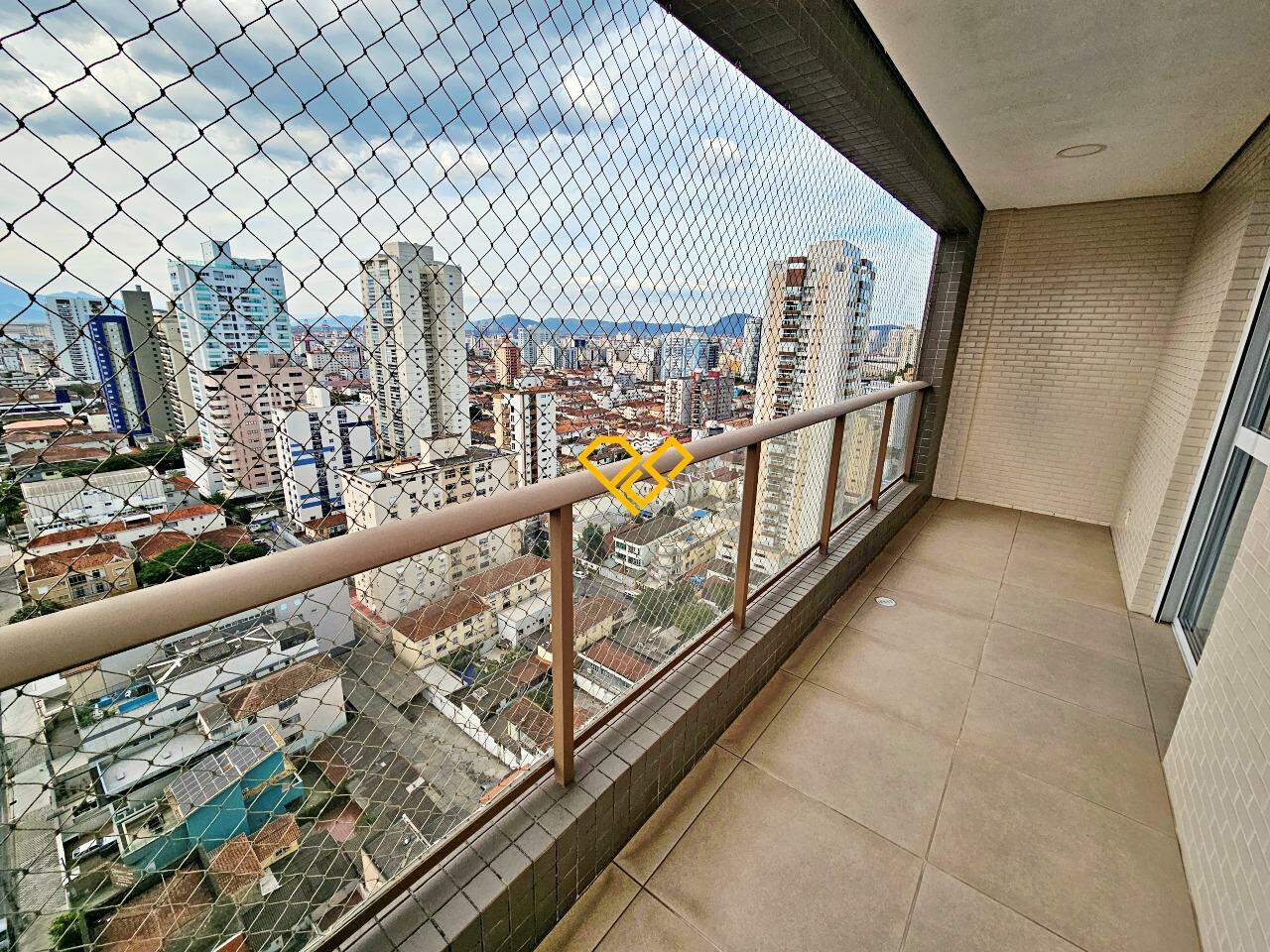 Apartamento à venda no Embaré: Varanda