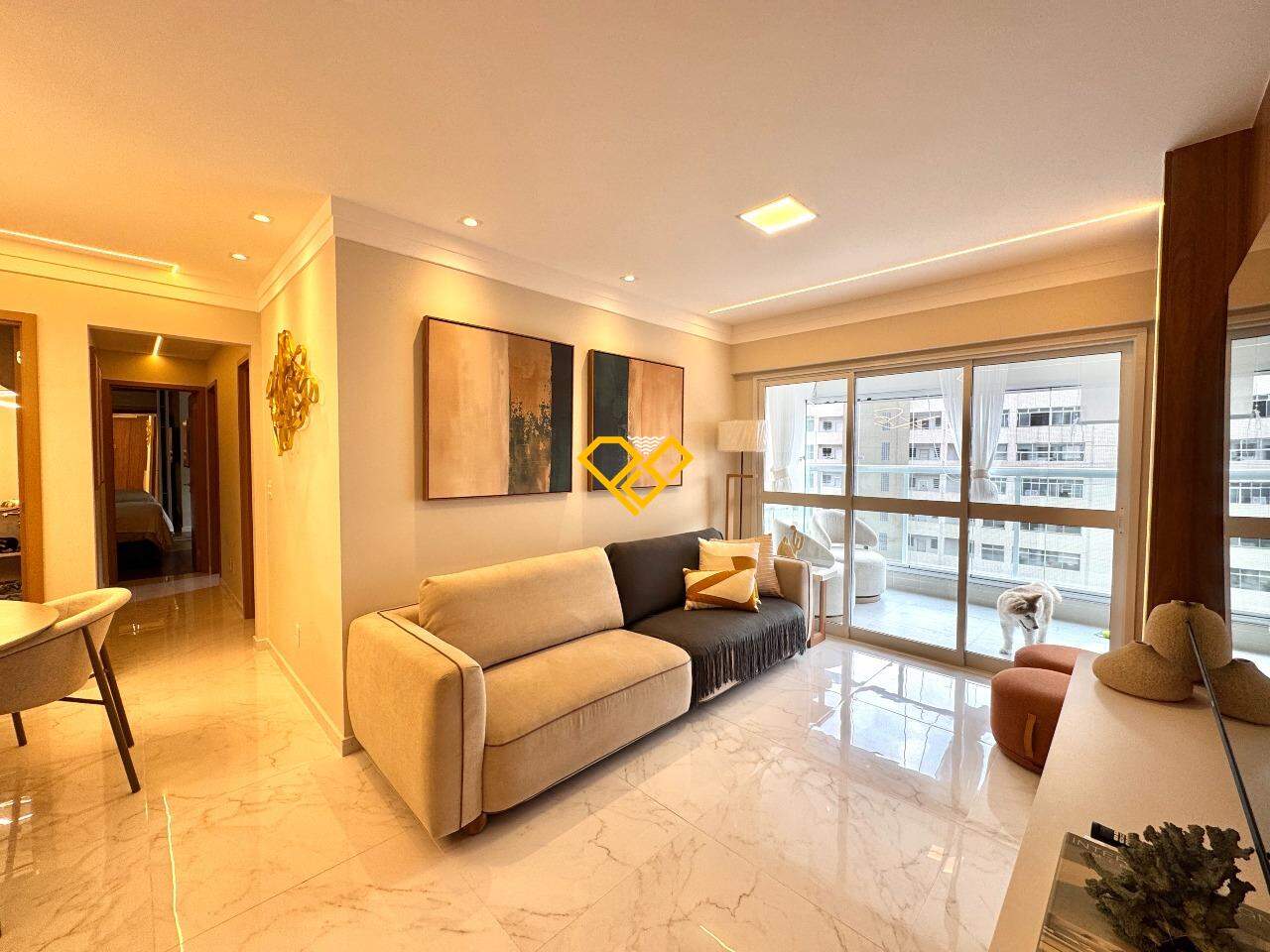 Apartamento para aluguel no Gonzaga: Sala