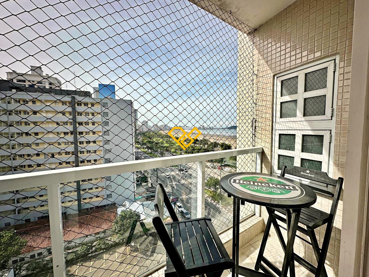 Apartamento à venda no José Menino: Varanda