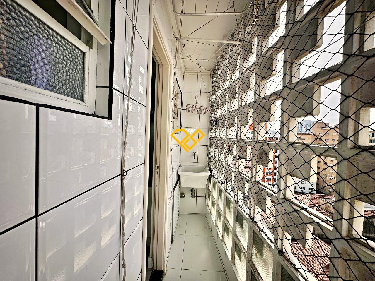 Apartamento à venda no José Menino: ÁRea de serviço