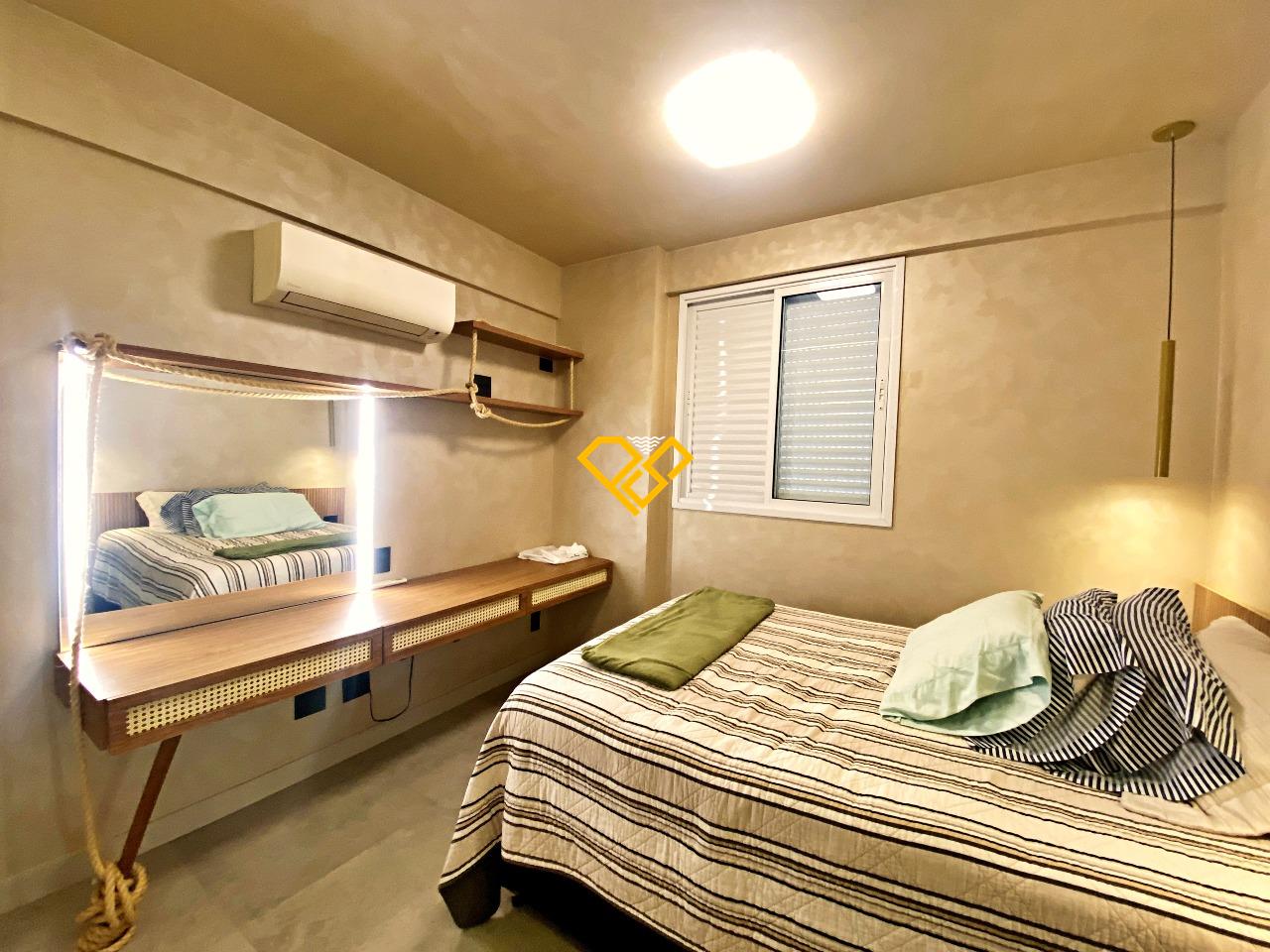 Apartamento para aluguel no Ponta da Praia: Dormitório