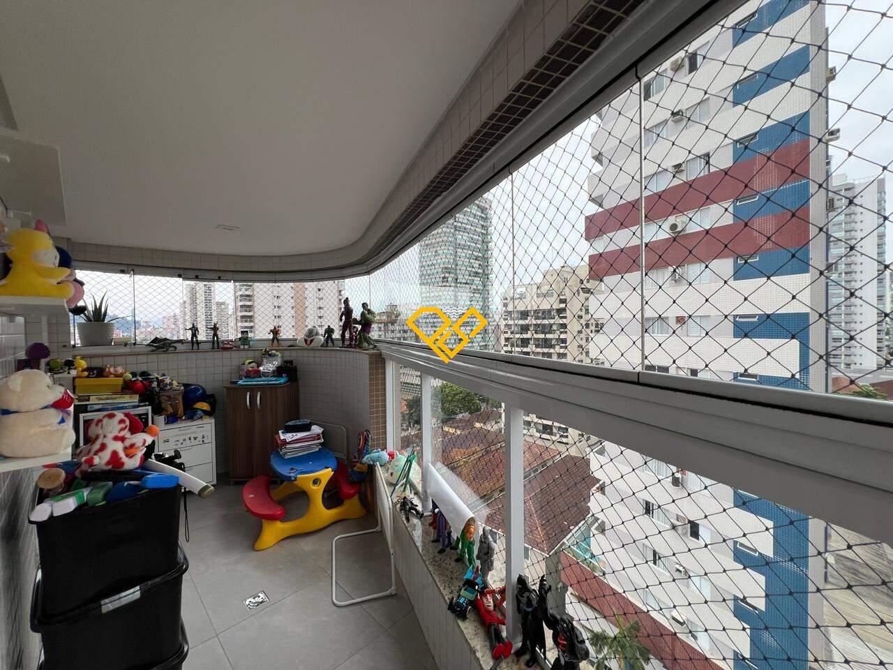 Apartamento à venda no Gonzaga: Varanda