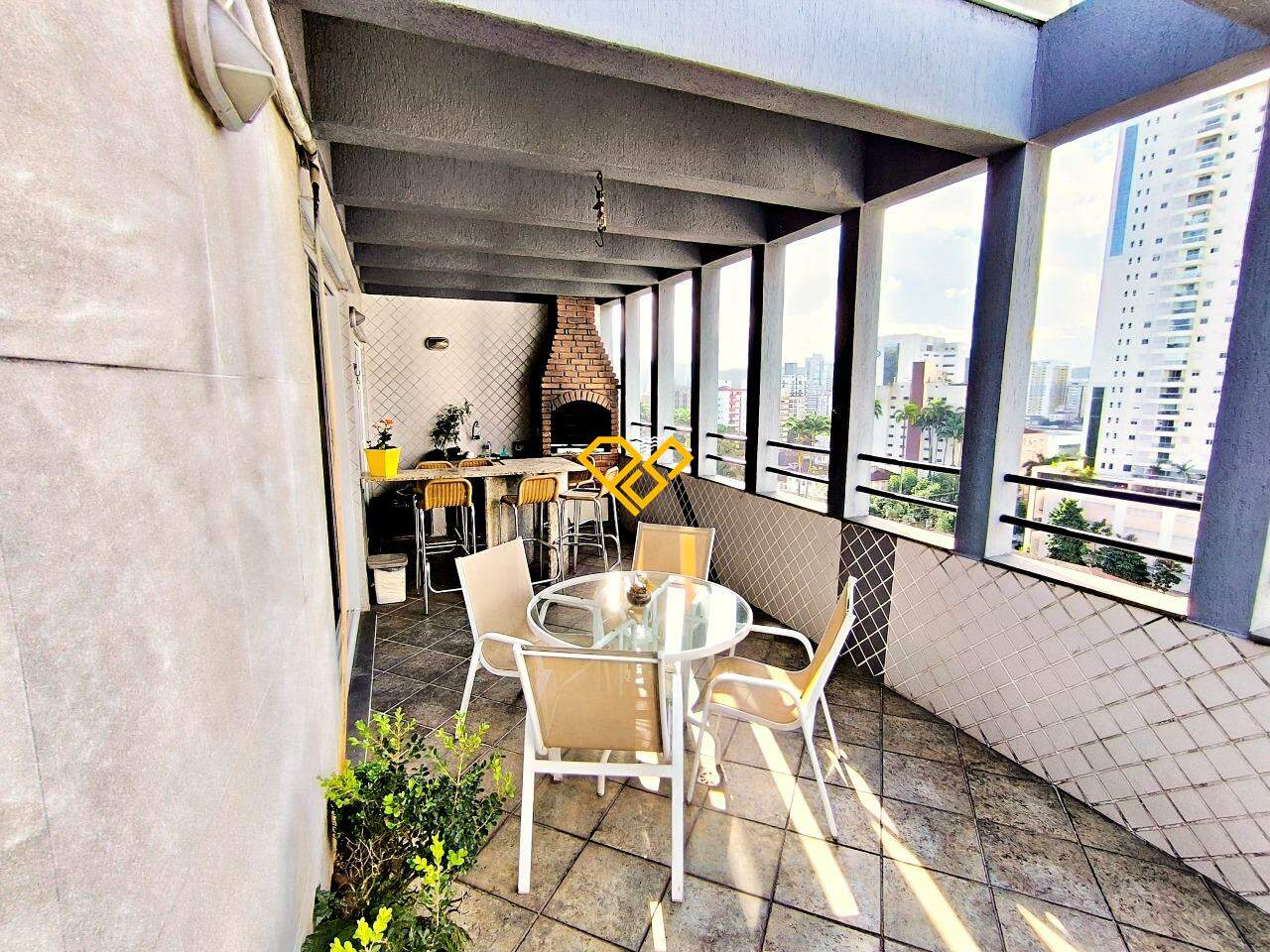 Cobertura à venda no Boqueirão: Área gourmet com churrasqueira