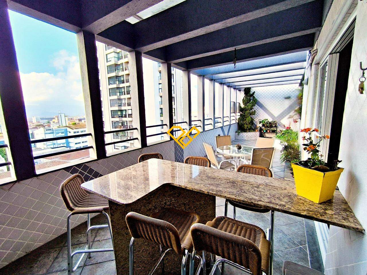 Cobertura à venda no Boqueirão: Área gourmet com churrasqueira