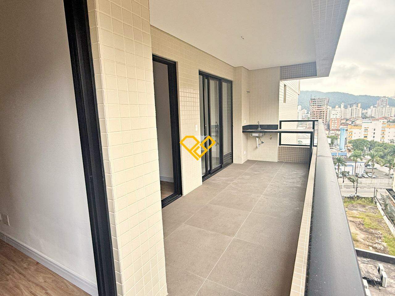 Apartamento à venda no José Menino: Varanda