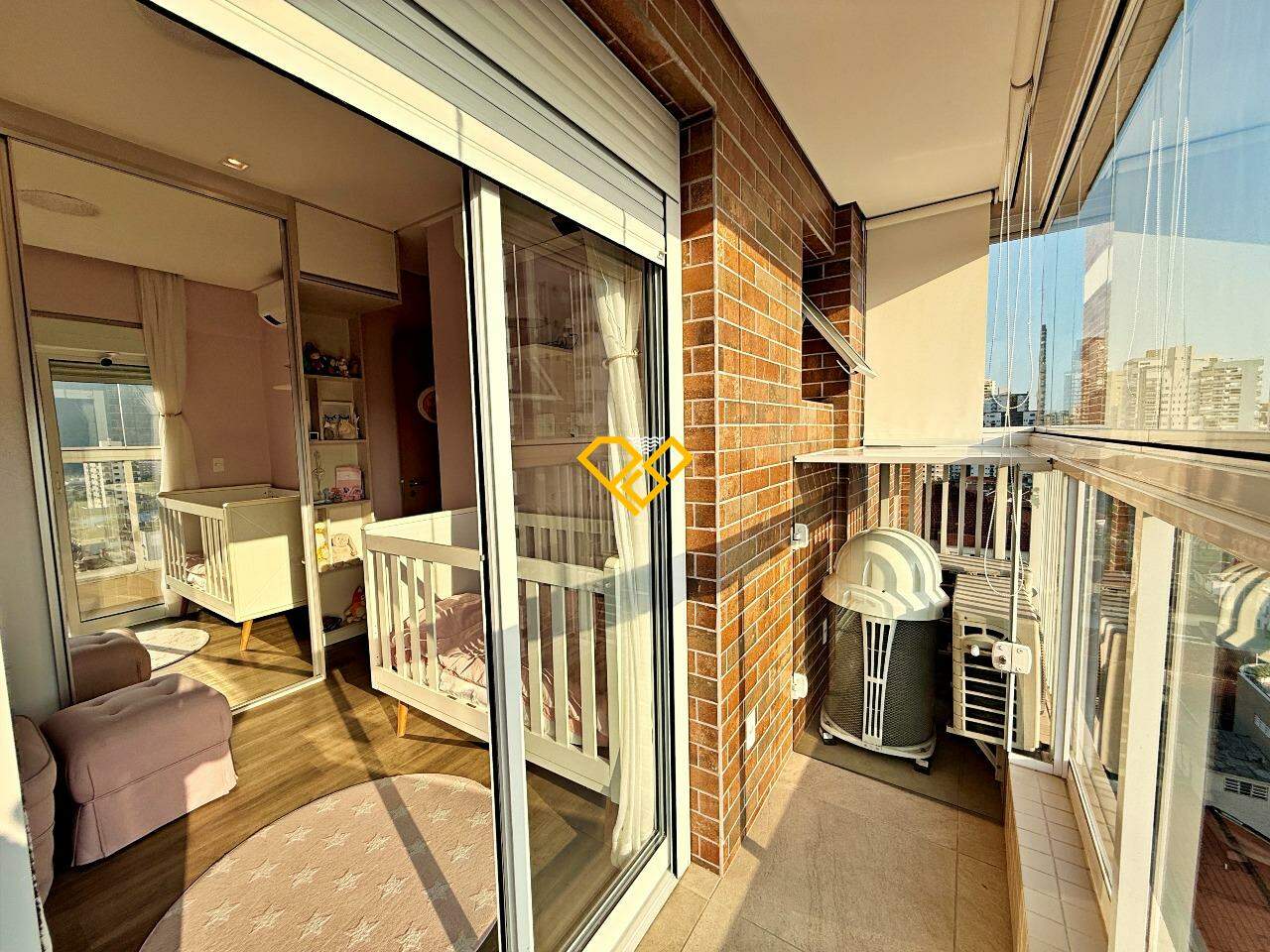 Apartamento à venda no Campo Grande: Varanda