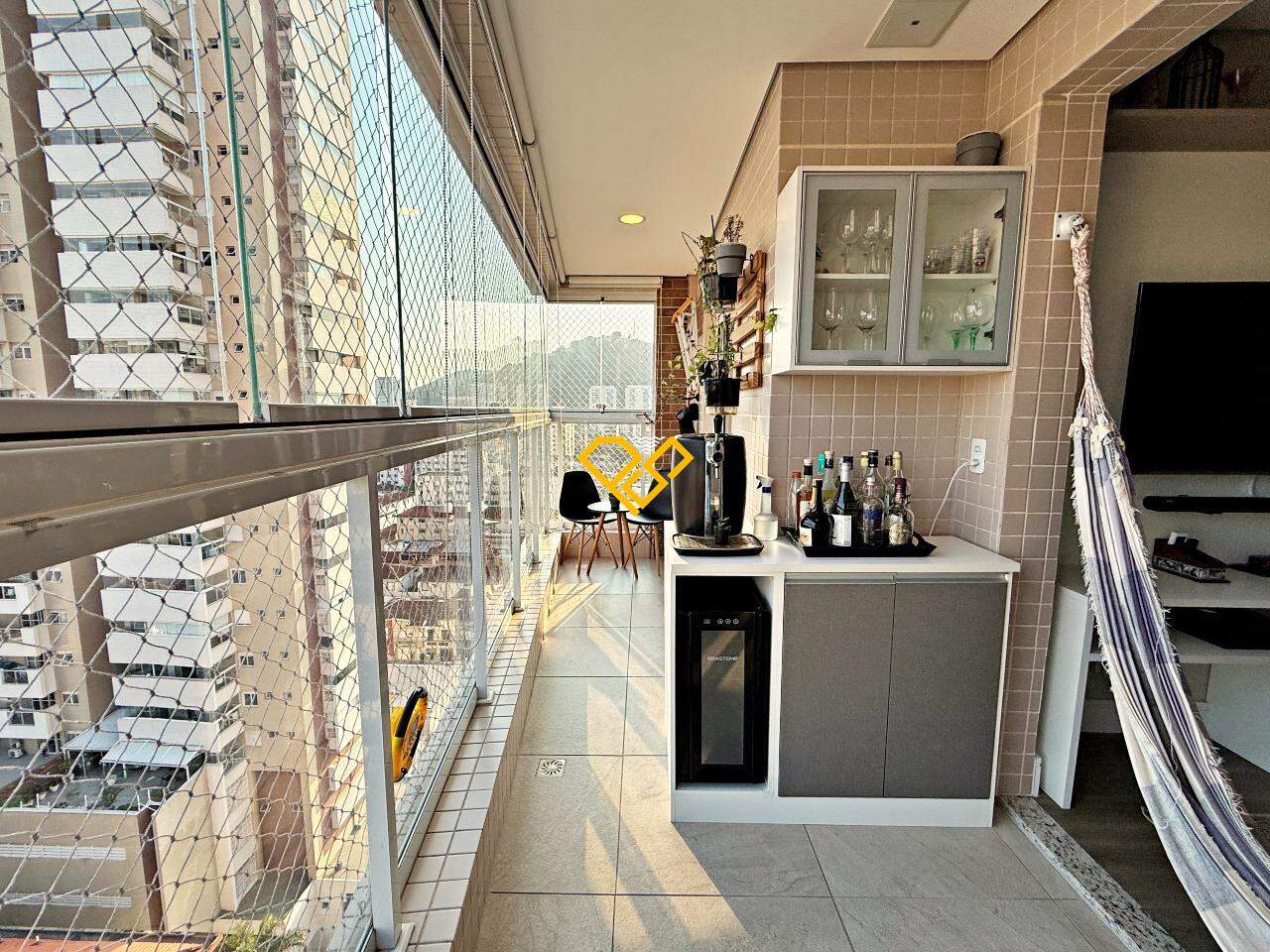 Apartamento à venda no Campo Grande: Varanda