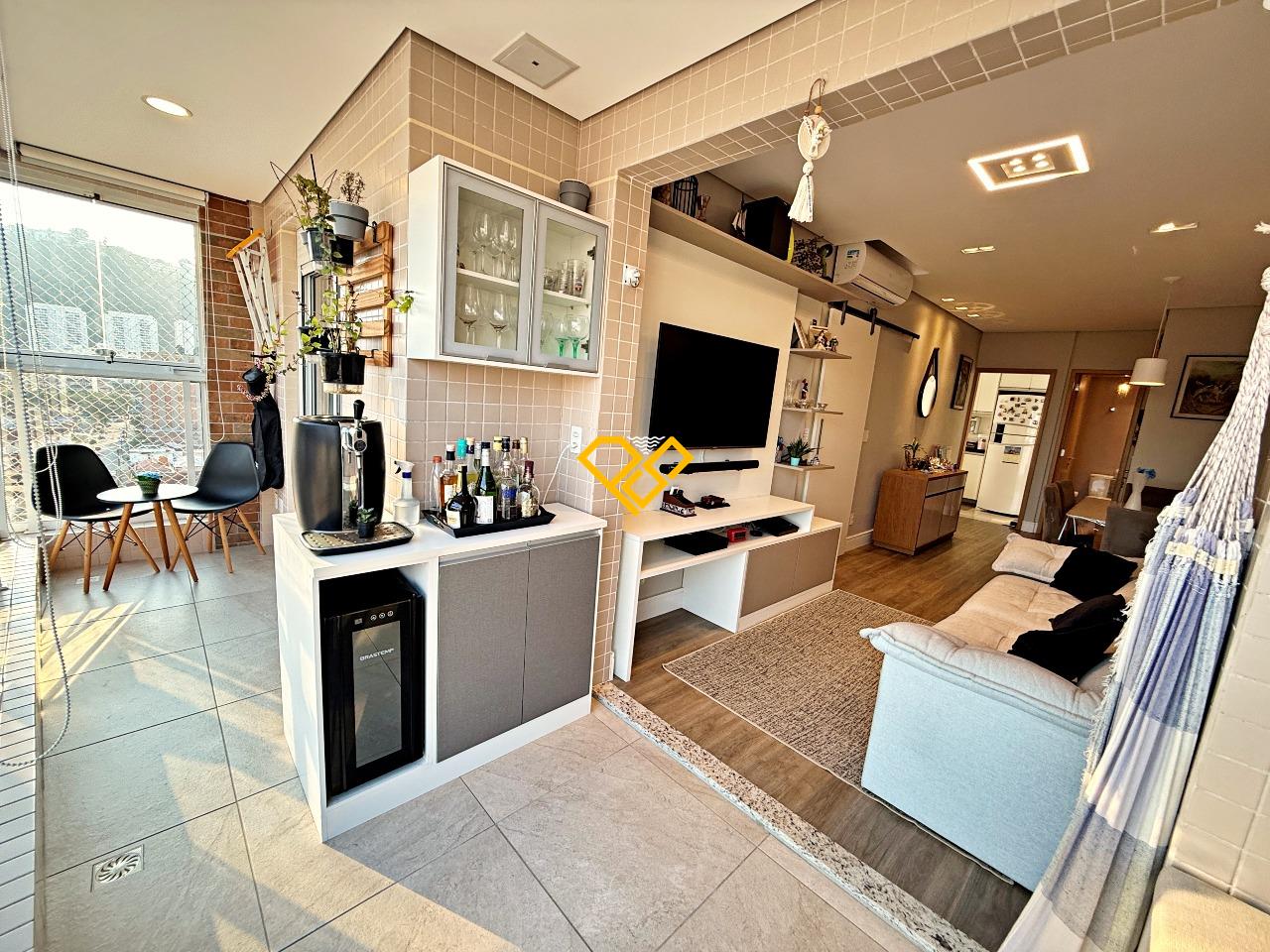 Apartamento à venda no Campo Grande: Varanda