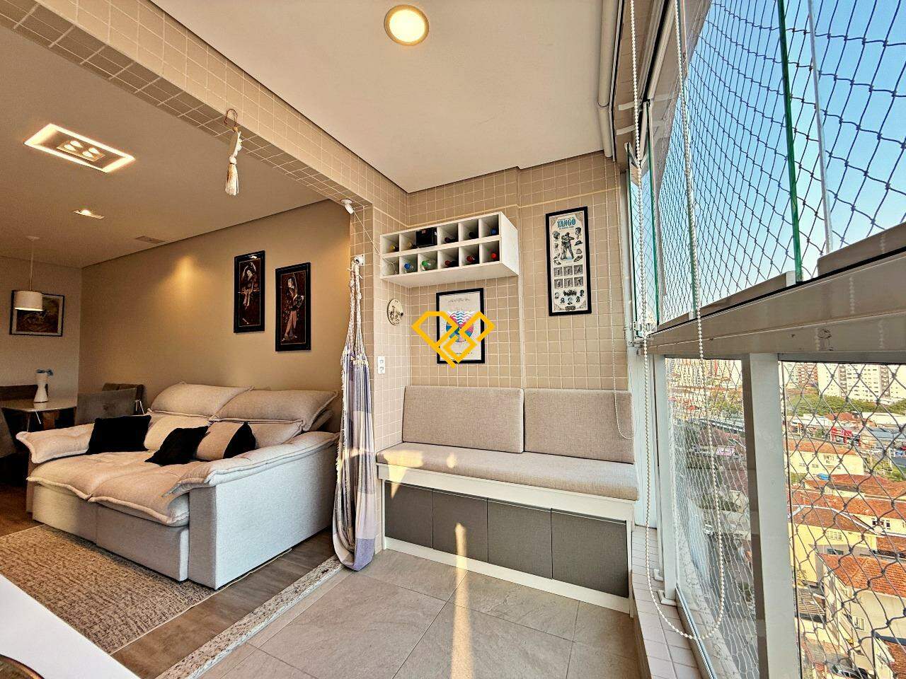 Apartamento à venda no Campo Grande: Varanda