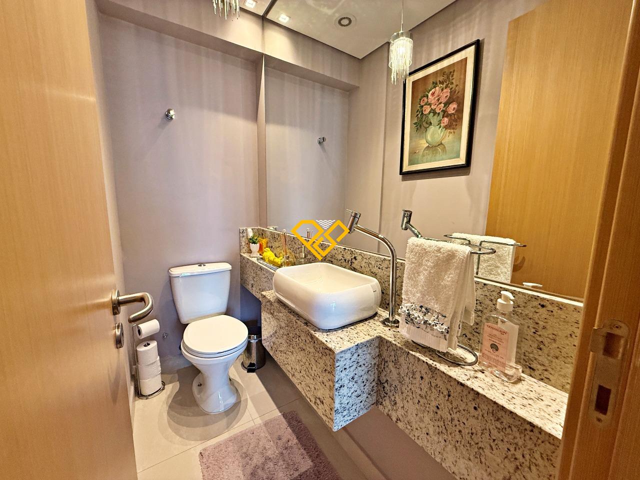 Apartamento à venda no Campo Grande: Lavabo