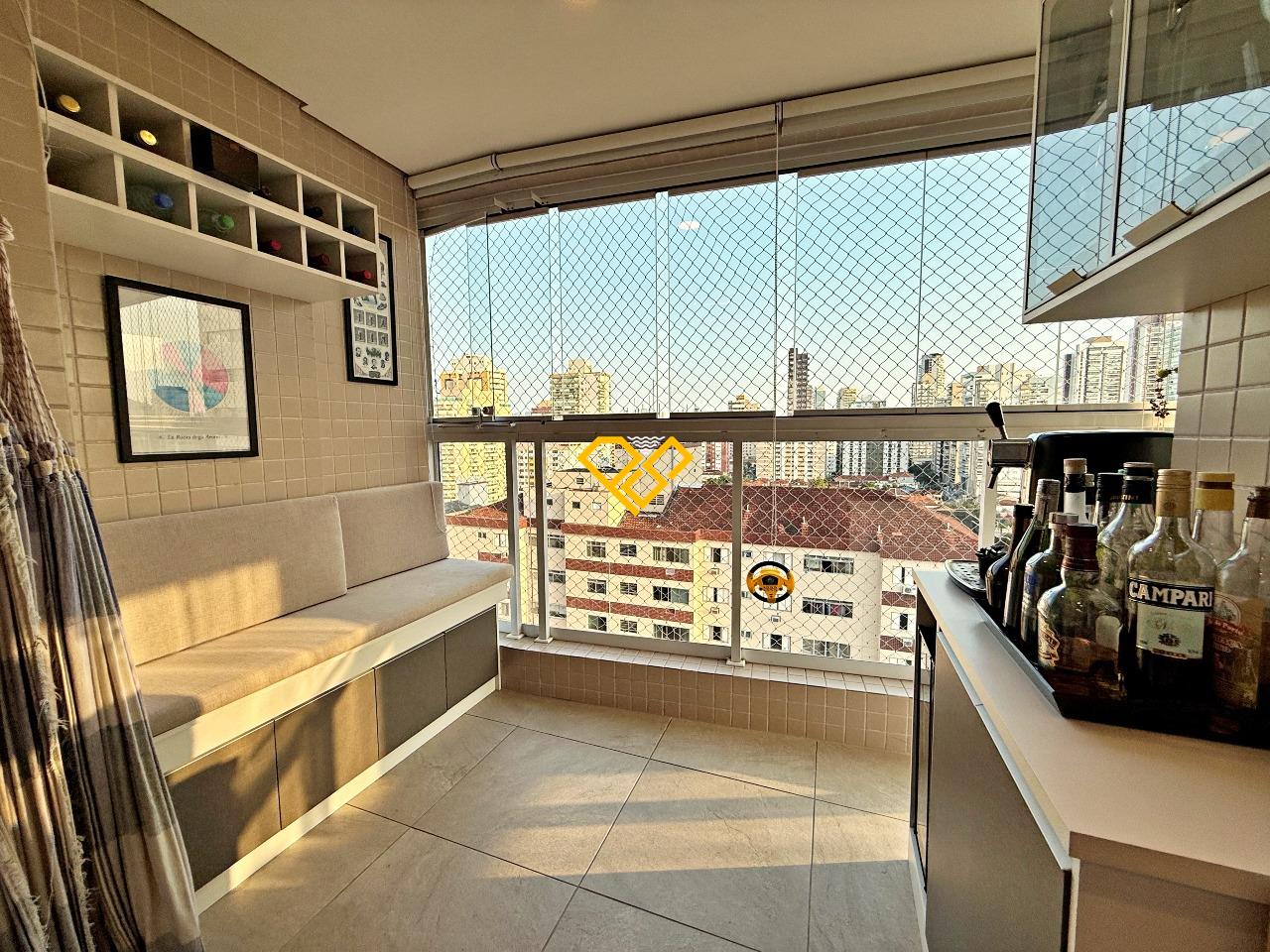 Apartamento à venda no Campo Grande: Varanda