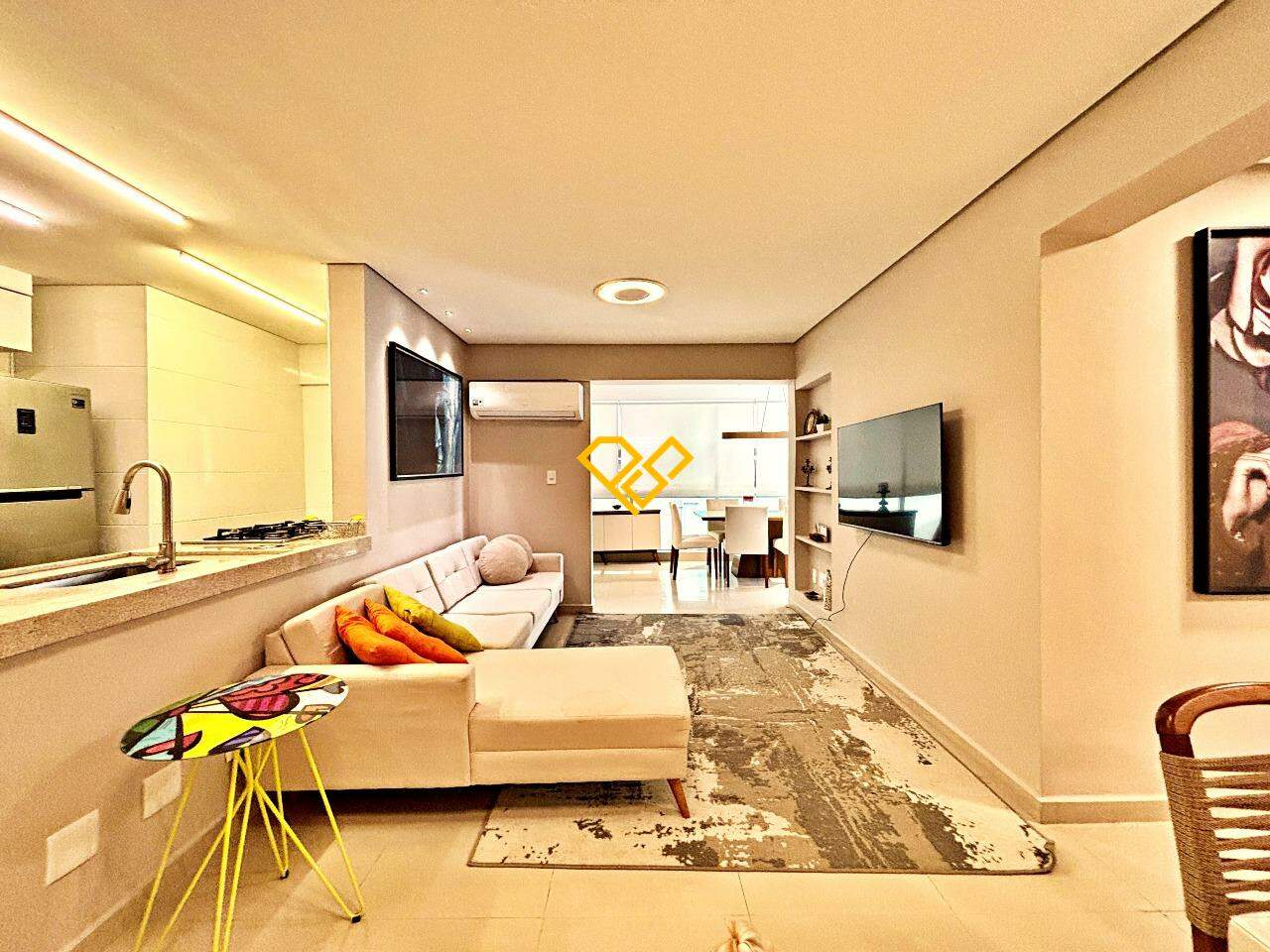 Garden à venda no Gonzaga: Sala