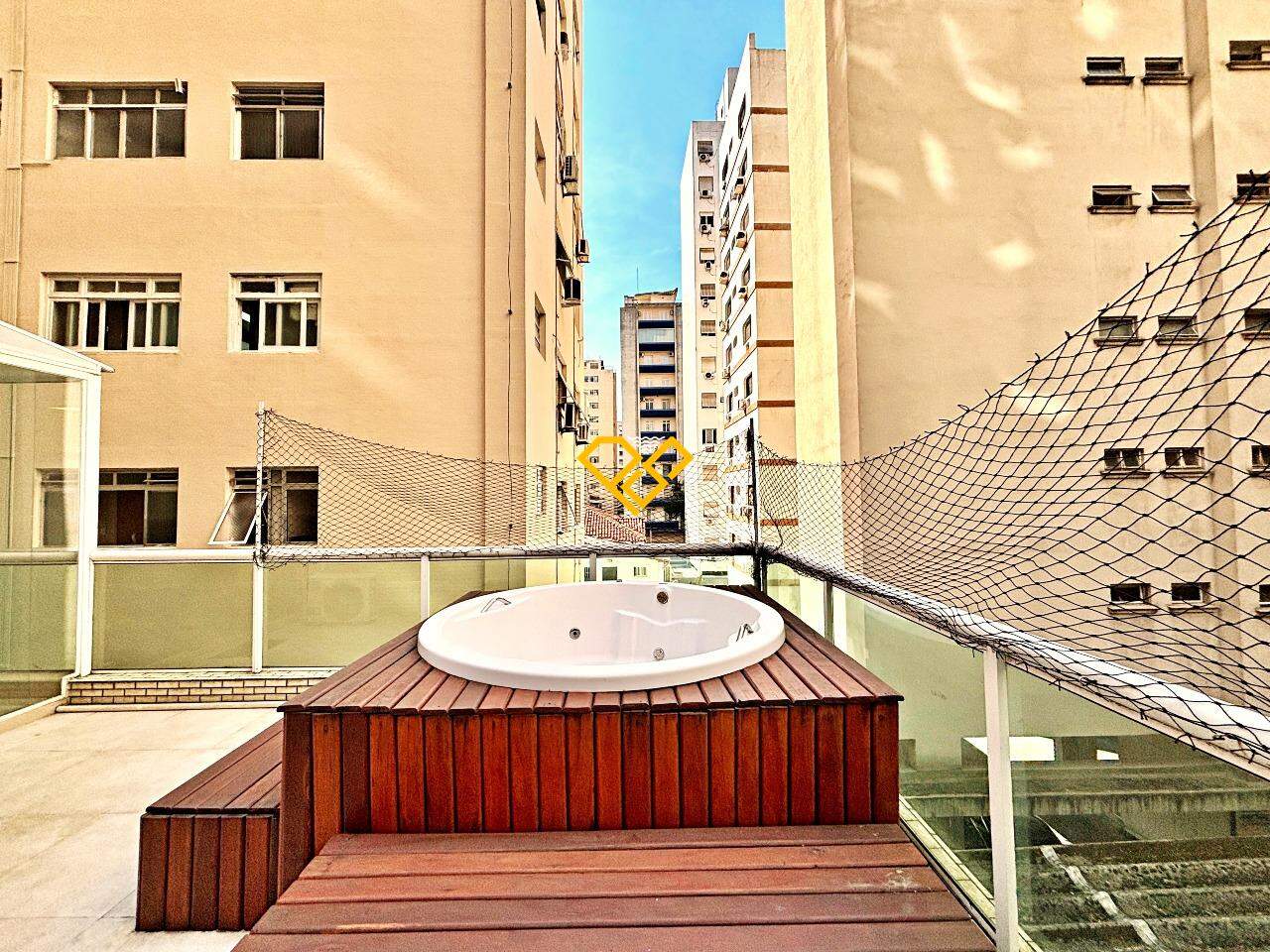 Garden à venda no Gonzaga: Área garden