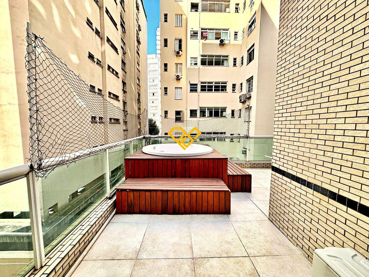 Garden à venda no Gonzaga: Área garden