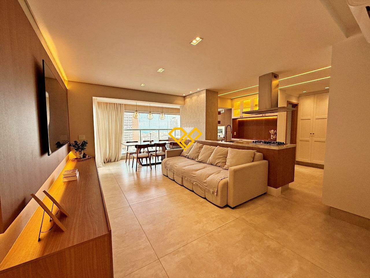 Apartamento à venda no Gonzaga: Sala