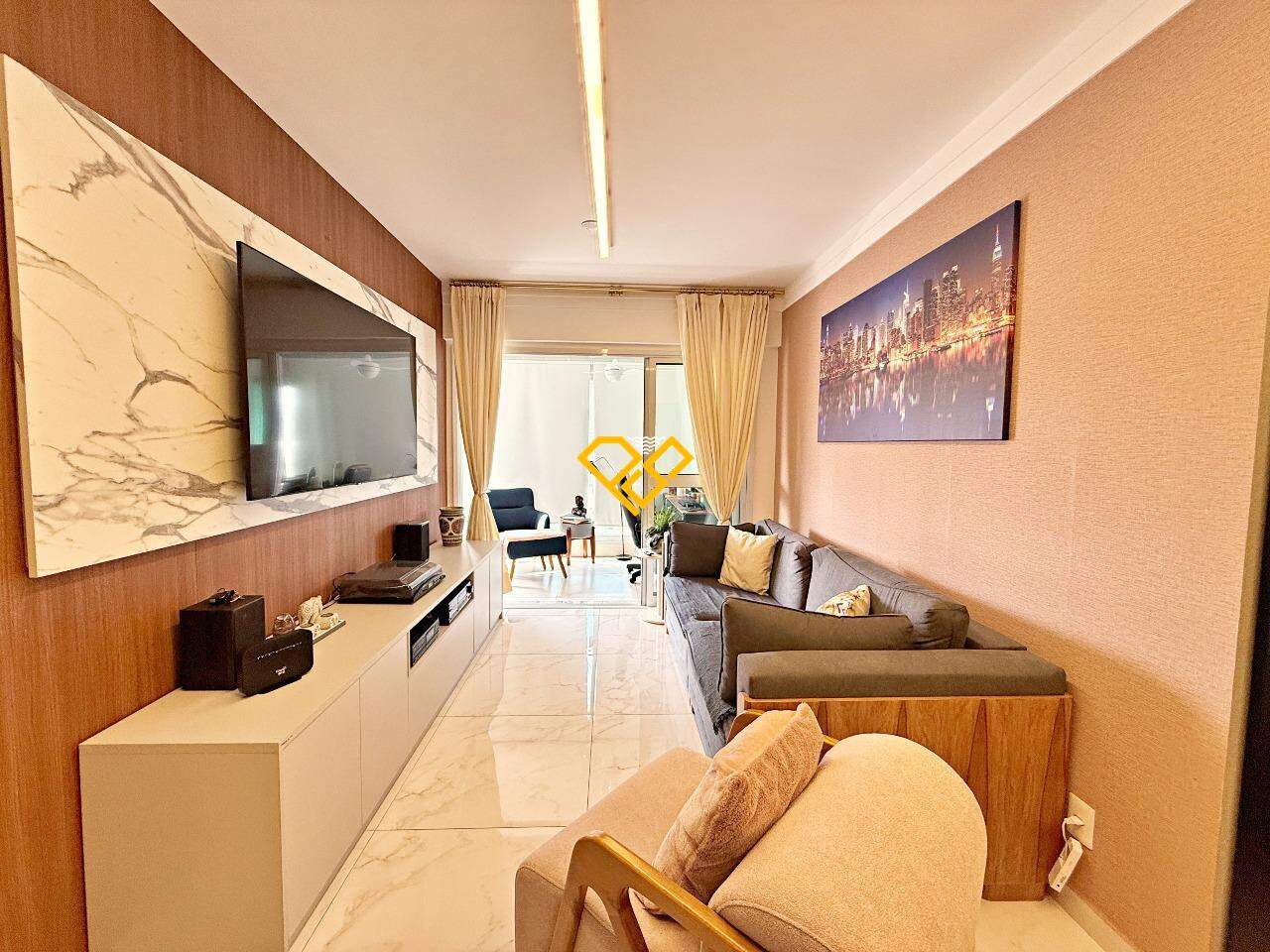 Apartamento à venda no Gonzaga: Sala