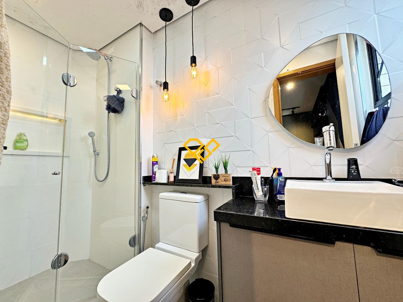 Apartamento à venda no Ponta da Praia: Wc suíte 2