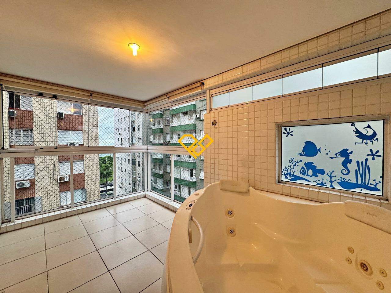 Apartamento à venda no Embaré: Sacada intima Domitório 1