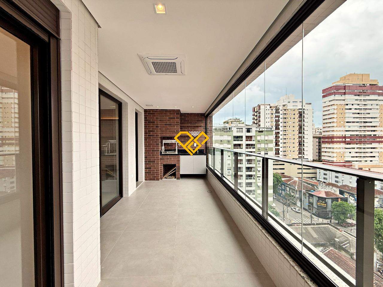 Apartamento à venda no Gonzaga: Varanda Gourmet