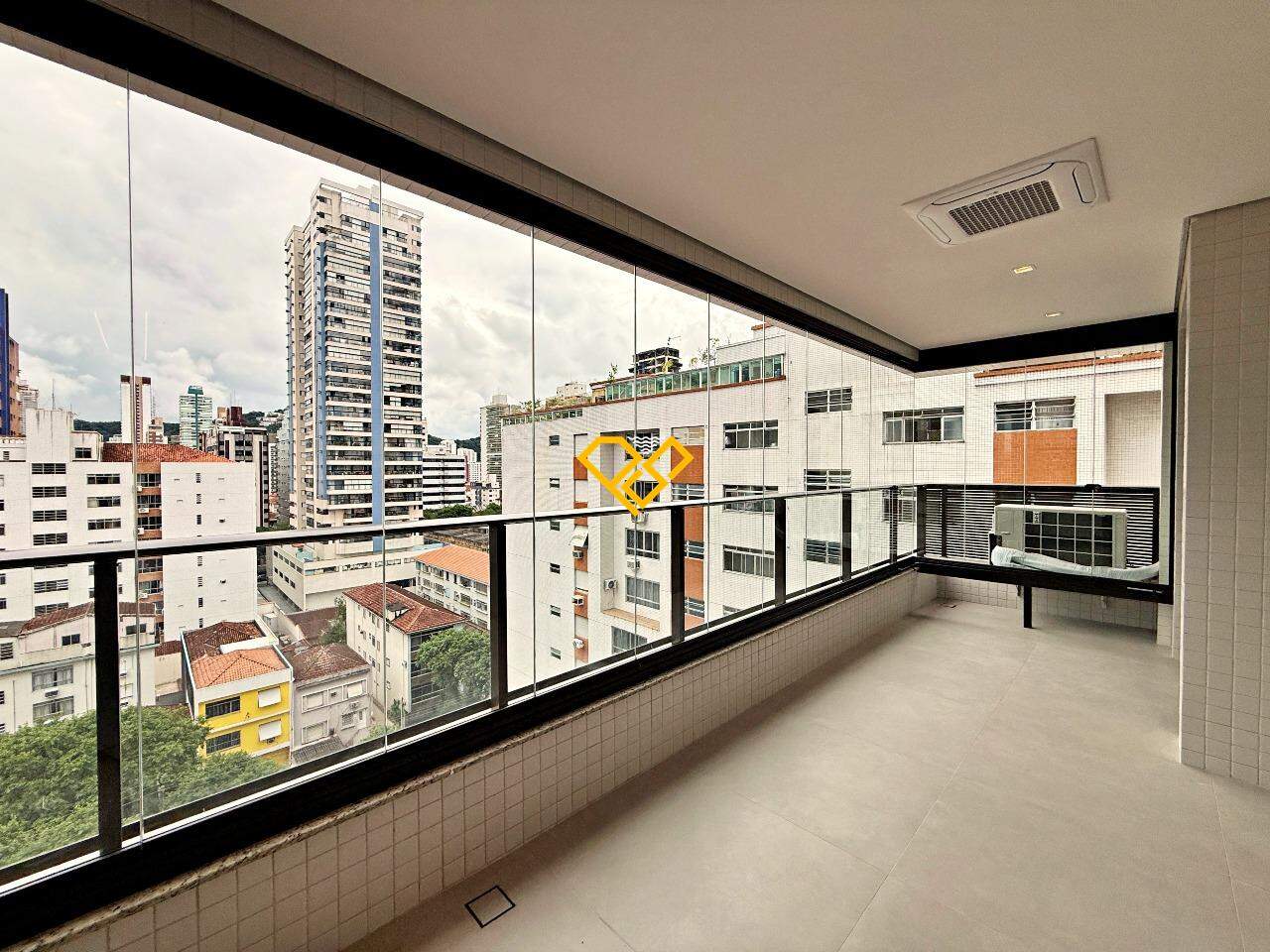 Apartamento à venda no Gonzaga: Varanda Gourmet