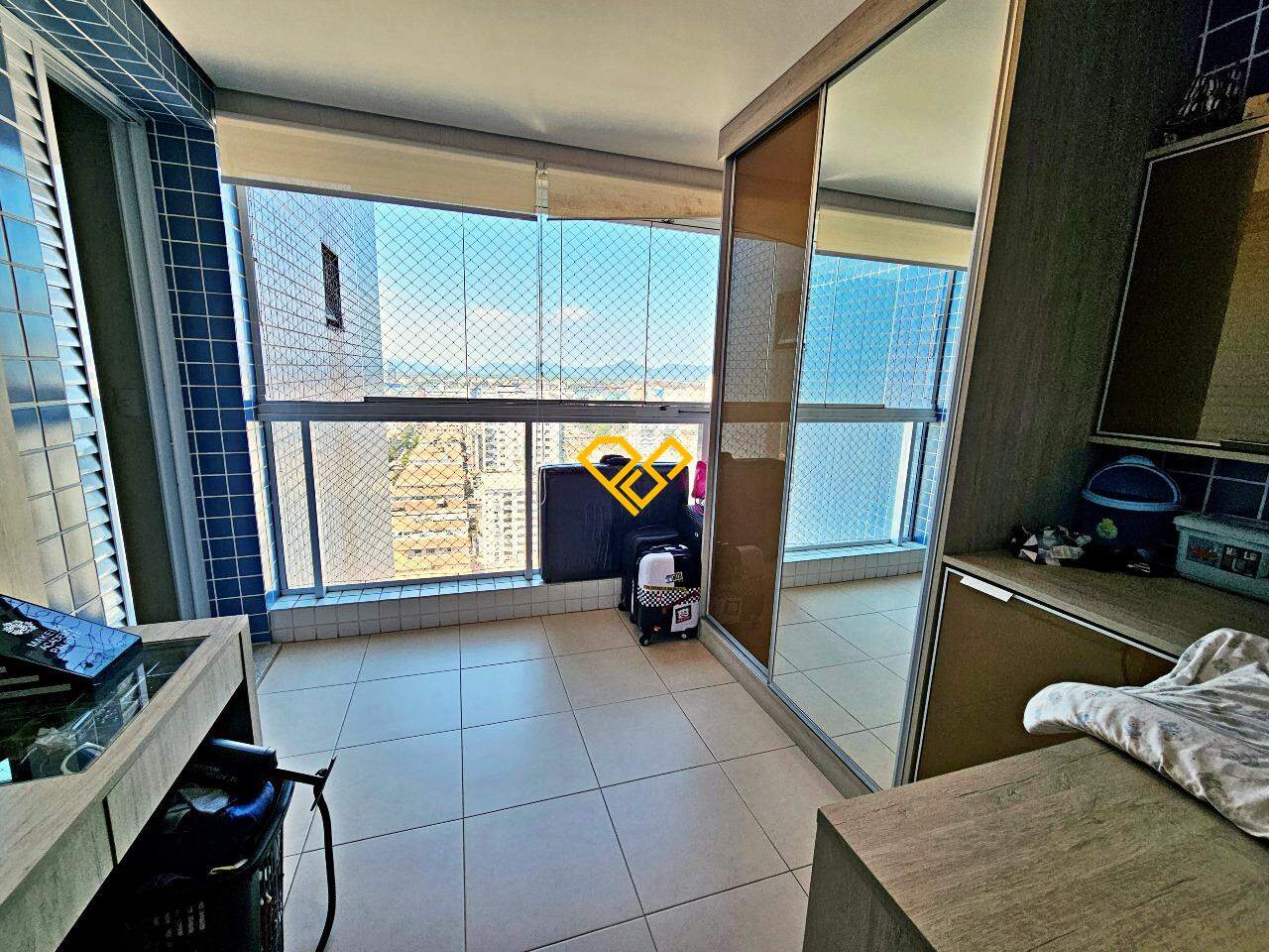 Apartamento à venda no Aparecida: Varanda das suíte 1 e 2