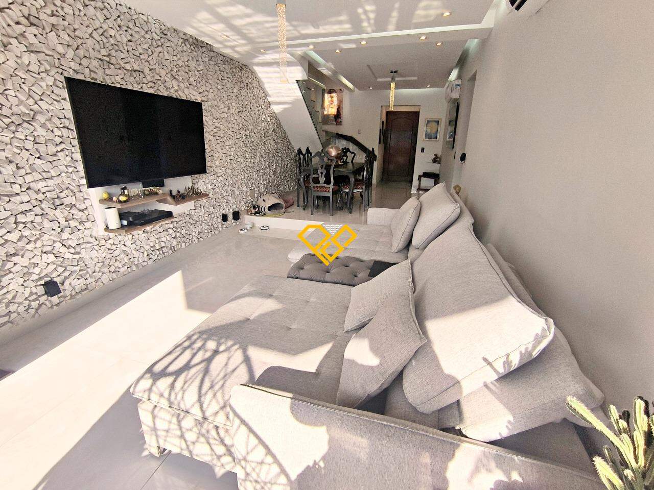 Cobertura para aluguel no Aparecida: Sala 1° piso