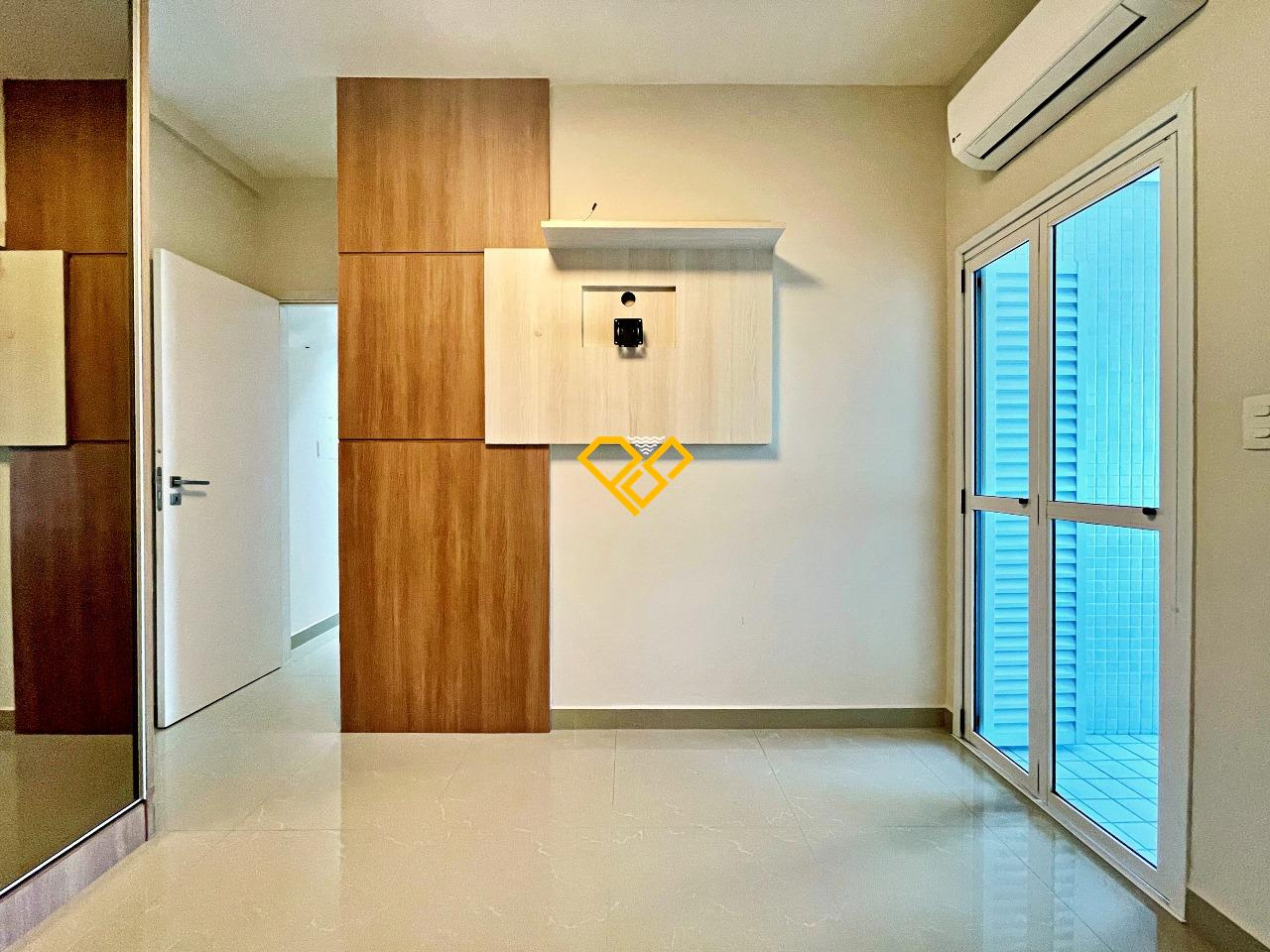 Apartamento para aluguel no Vila Mathias: Dormitório 1 - suíte