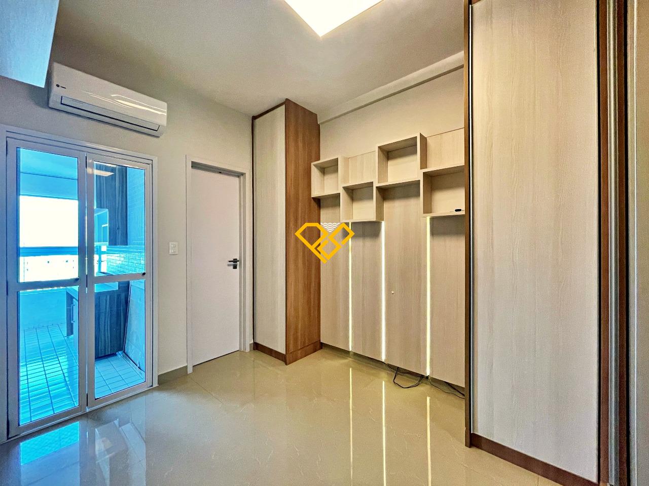 Apartamento para aluguel no Vila Mathias: Dormitório 1 - suíte