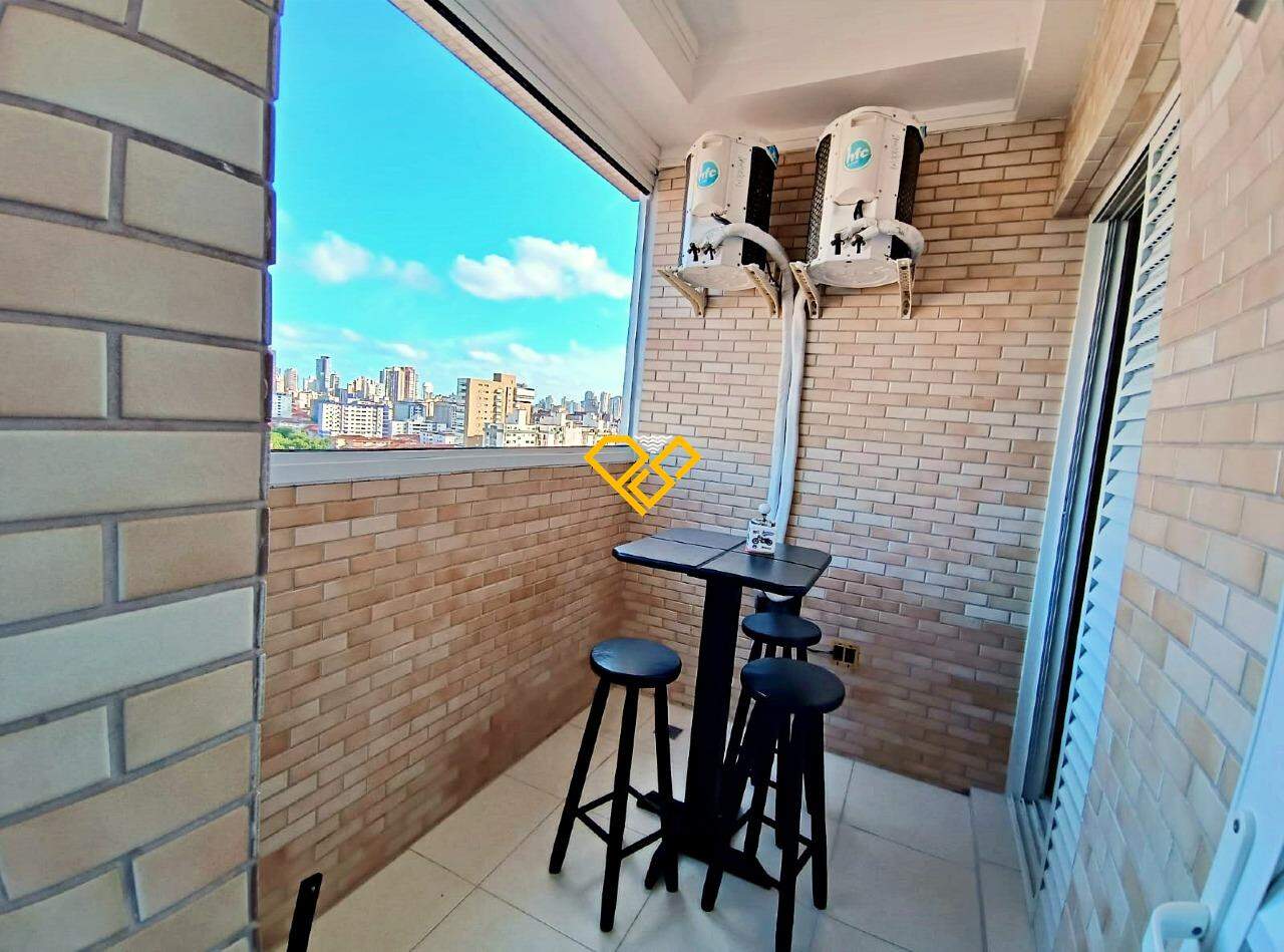 Apartamento à venda no Vila Belmiro: Varanda