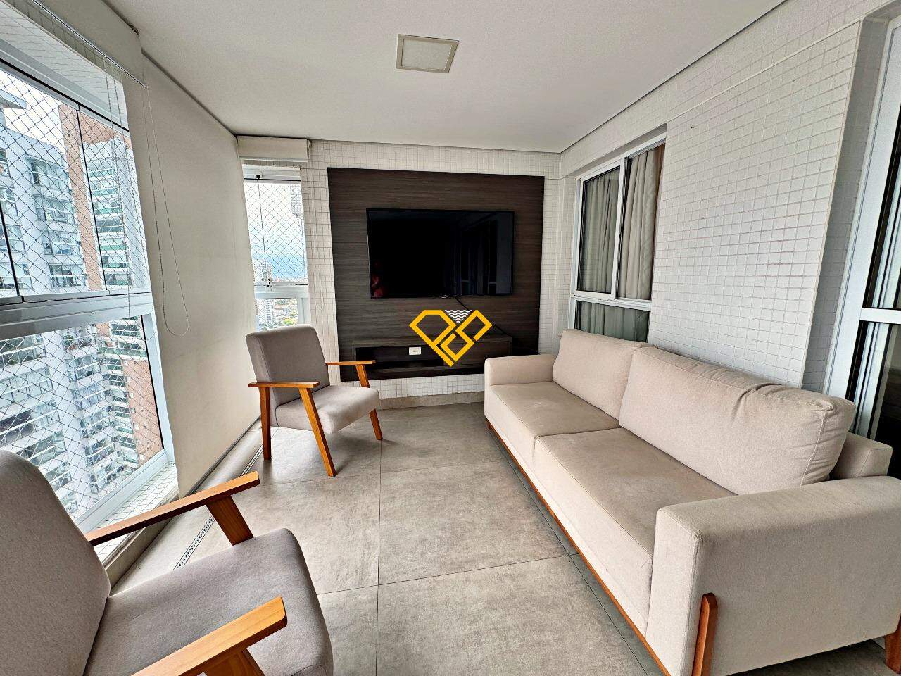 Apartamento à venda no Ponta da Praia: Varanda