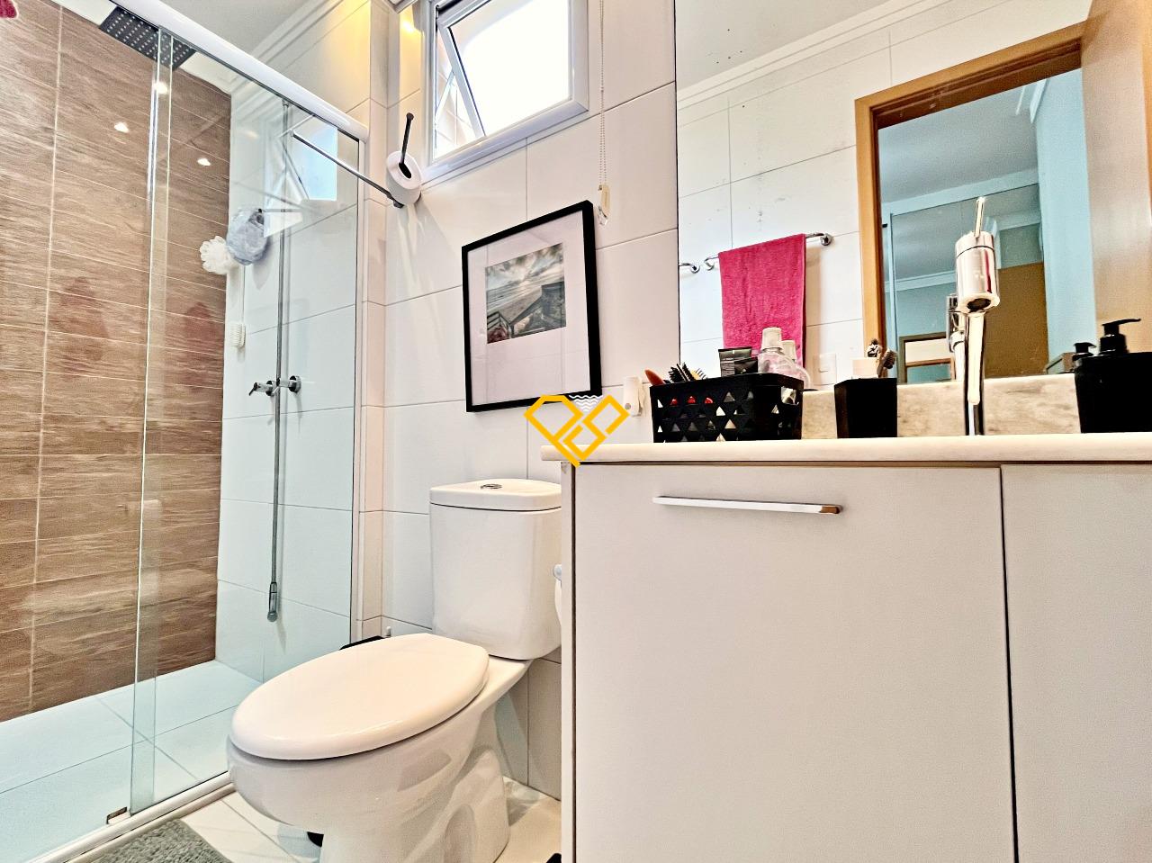 Apartamento à venda no Gonzaga: Wc suíte 1